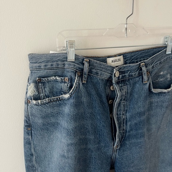 Agolde Riley High Rise Straight Jean - Picture 3 of 8